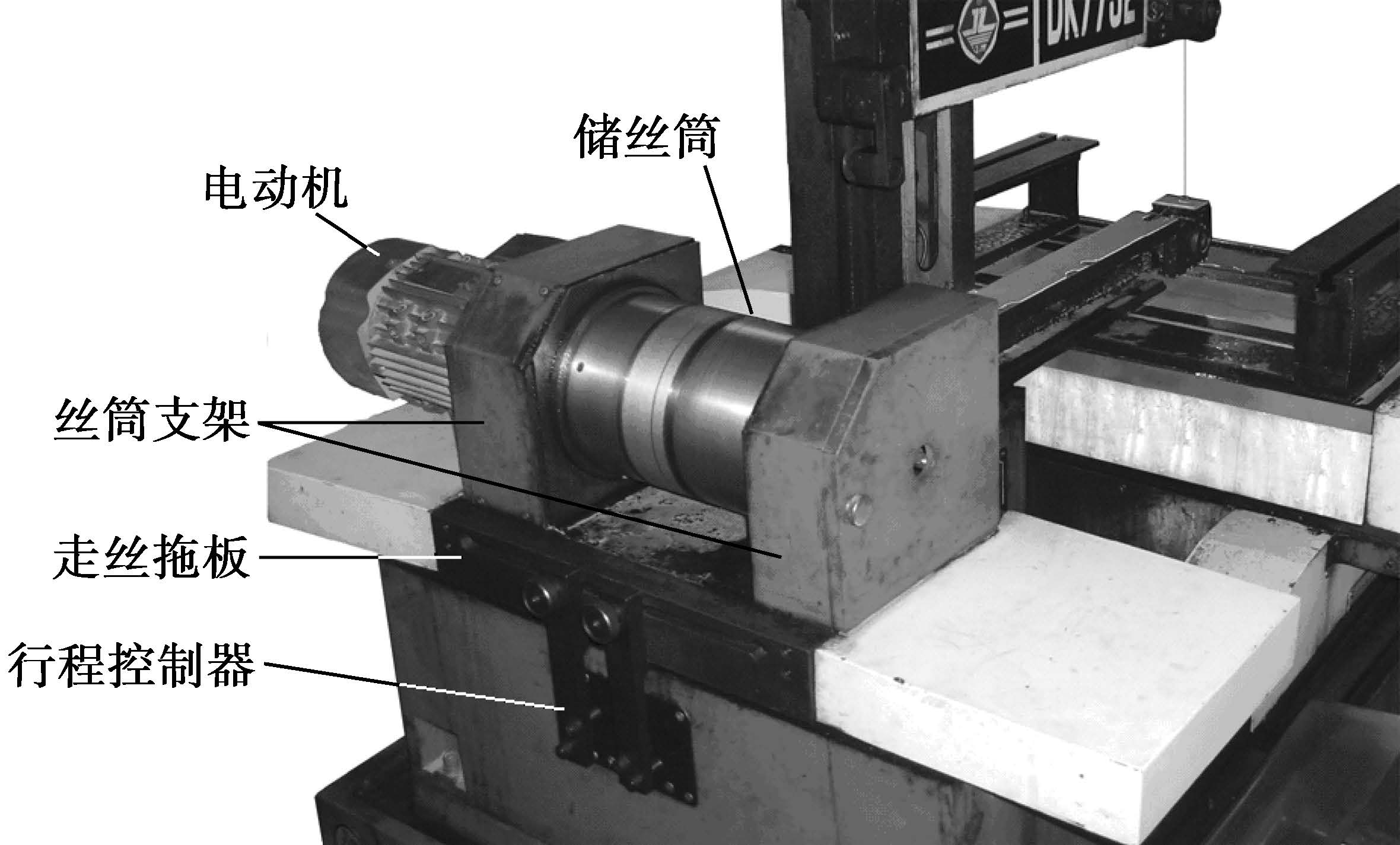 线切割操作工第二章认识线切割加工技术第二节线切割机床的组成