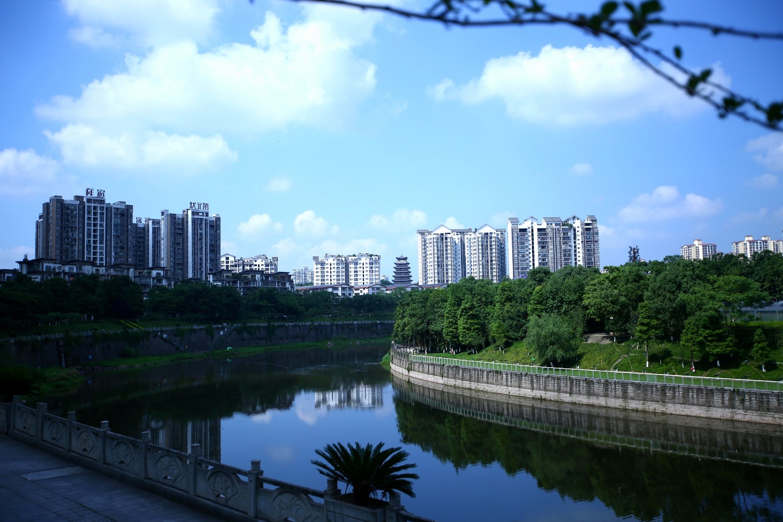 重庆荣昌:濑溪河畔好风景