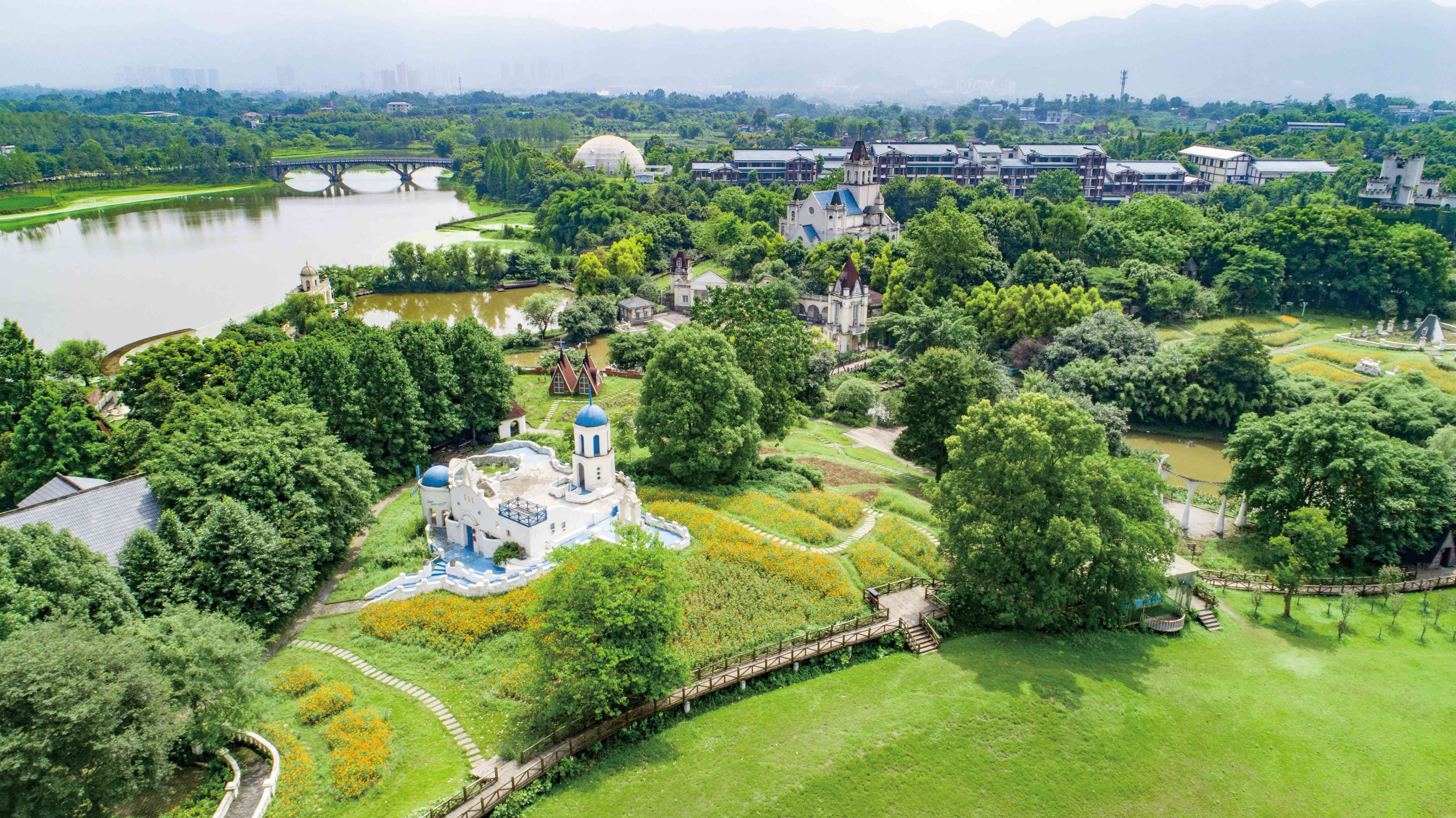 重庆璧山:28座乡镇公园提升百姓幸福感