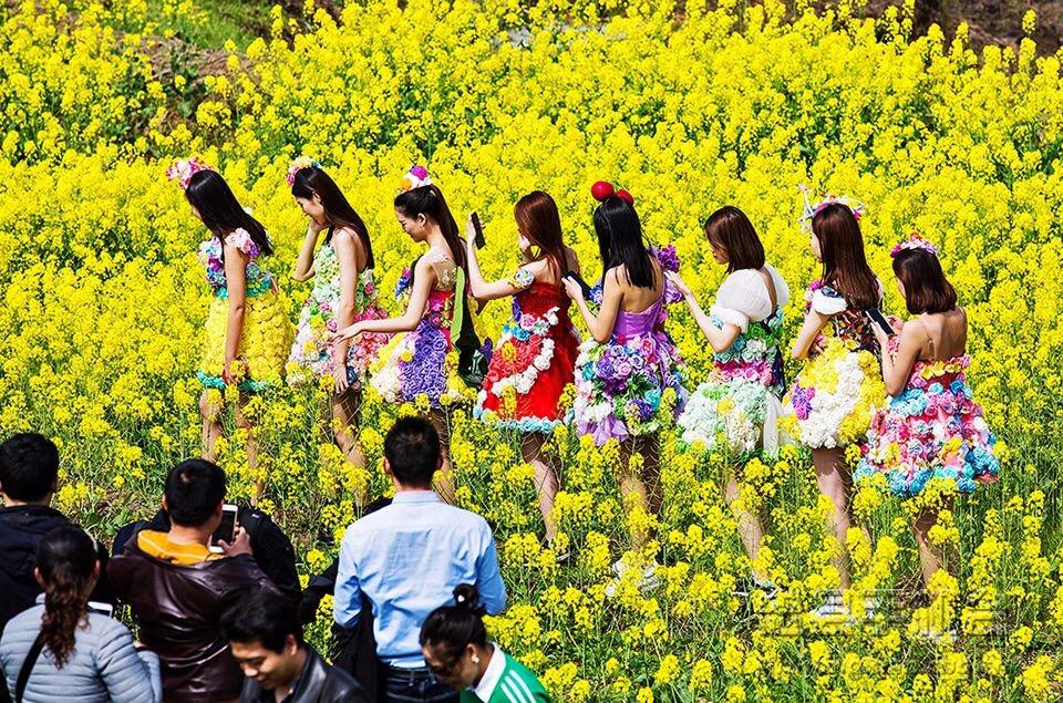 忠县菜花节在马灌镇拉开帷幕