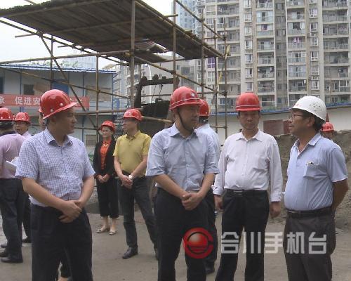 徐万忠检查节前建筑施工安全