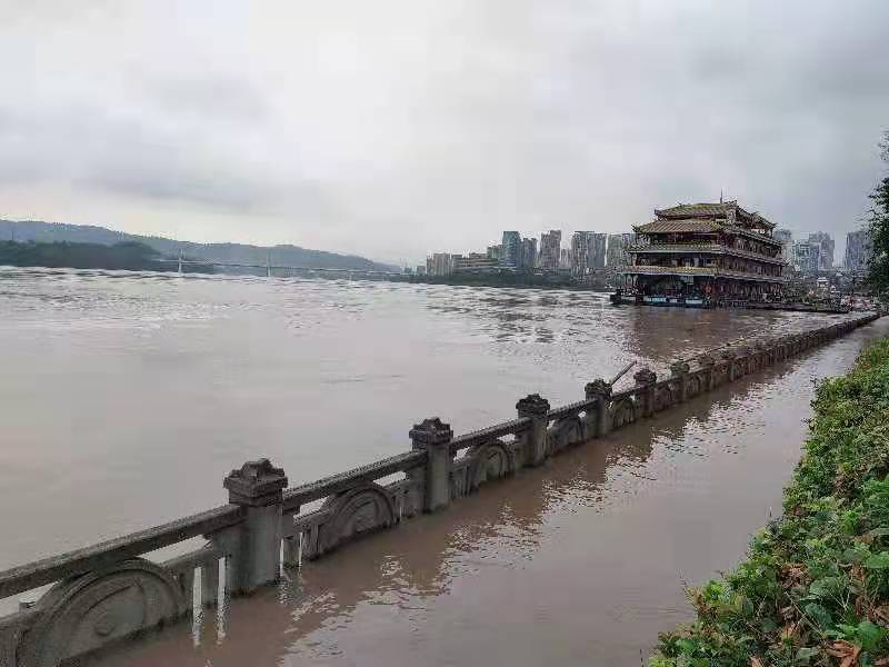 嘉陵江合川段迎今年入汛以来最大洪峰