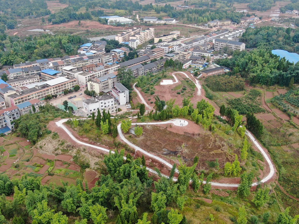 季家镇 中医药文化公园春节前迎客