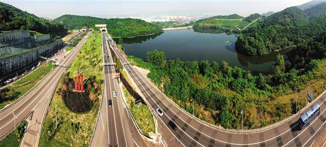 重庆科学城重要通道—银昆高速