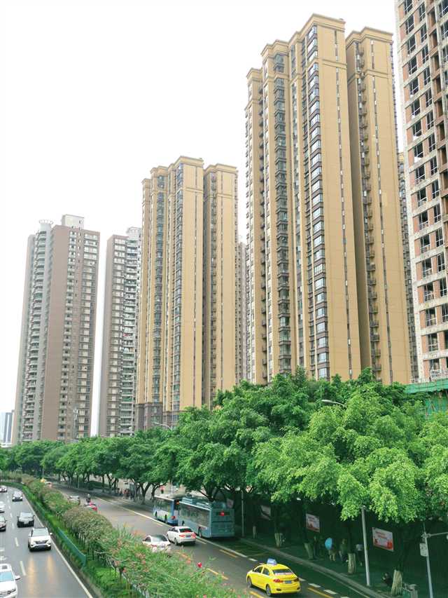 渝中区下肖家湾棚改片区改造后