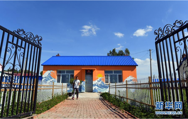 6月18日拍摄的清水村农家院落。 新华社记者 林宏 摄