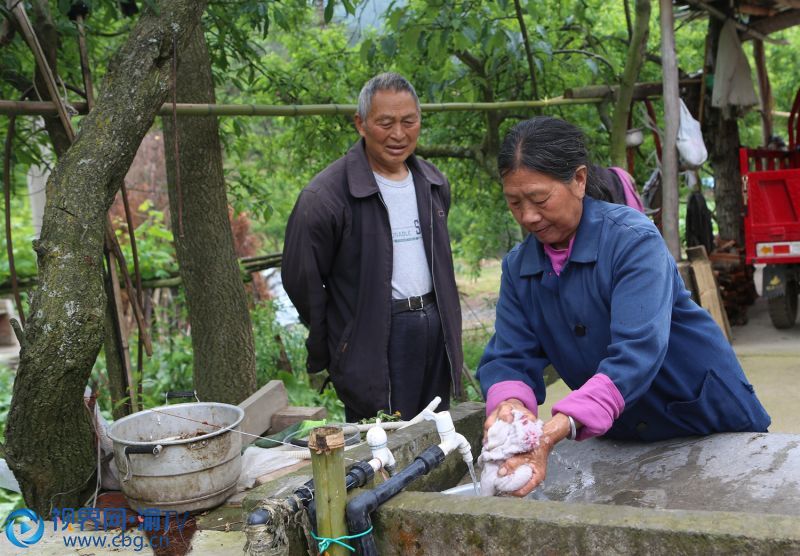 村民用水有保障。（攝影：盧先慶）