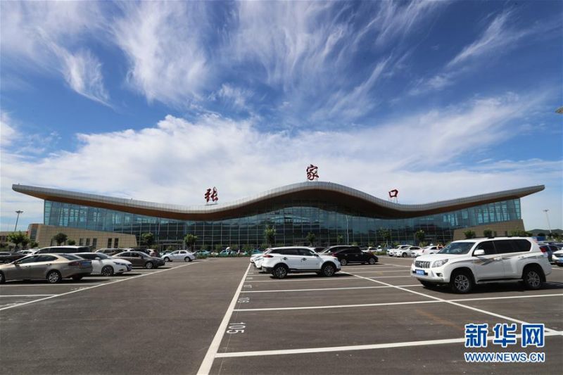 这是启用后的张家口宁远机场改扩建工程T2航站楼（8月4日摄）。