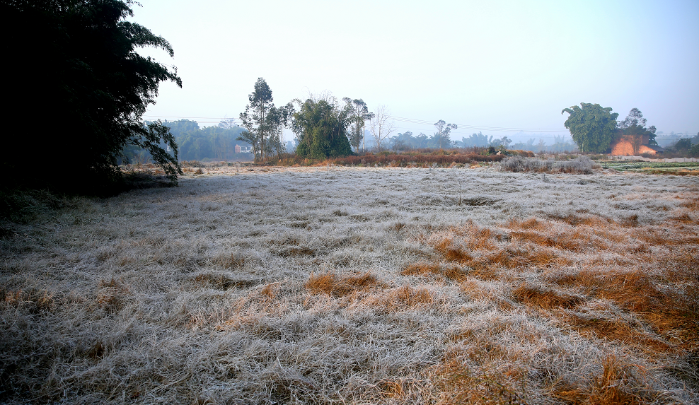 重庆荣昌霜景美如画