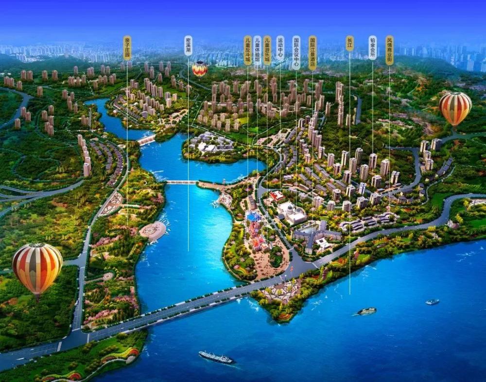 万州江湾新区规划图图片