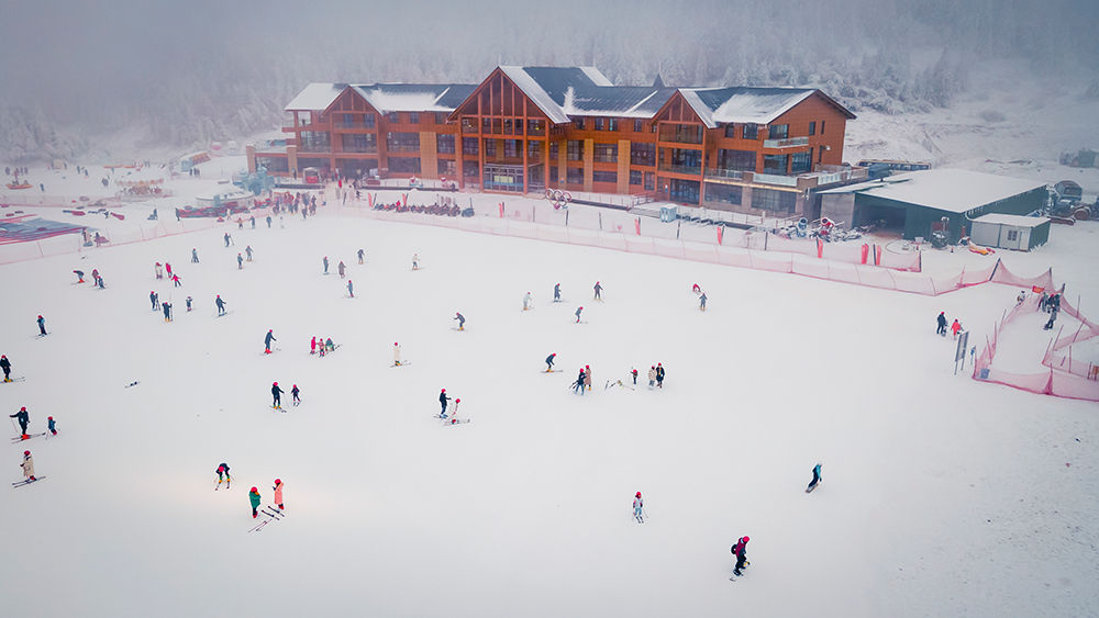 南天湖国际滑雪场图片