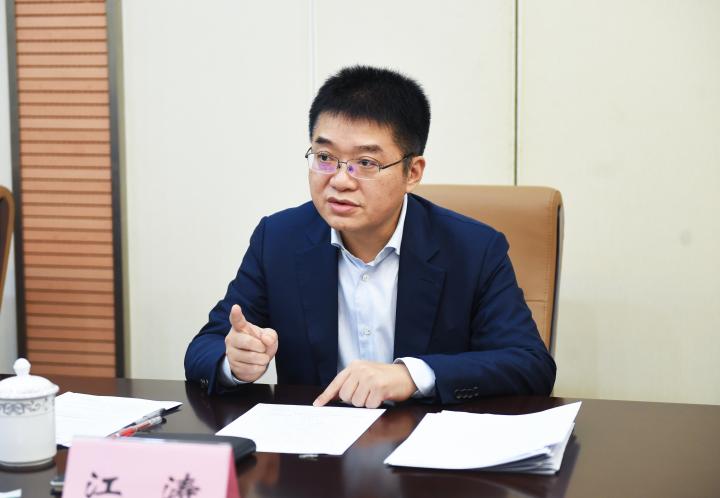 江涛指导沙坪坝区文旅委2020年度党员领导干部民主生活会