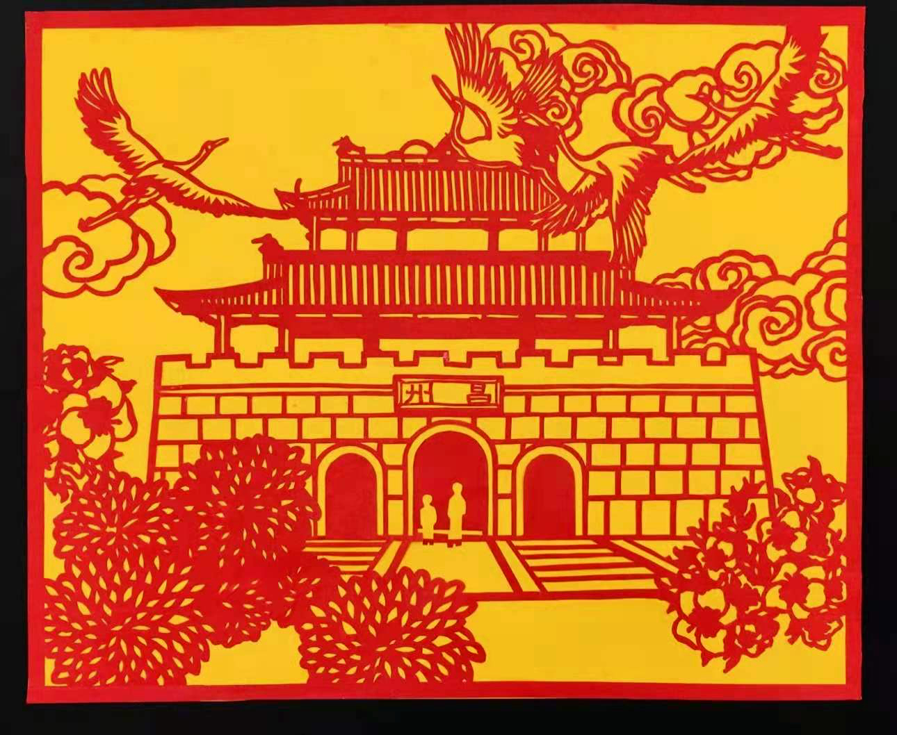 大足快讯 正文如今,大足石刻,大足地方建筑及校园生活,成为师生剪纸