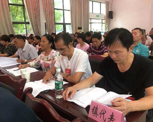 渭沱镇召开人民代表大会 建言献策促发展