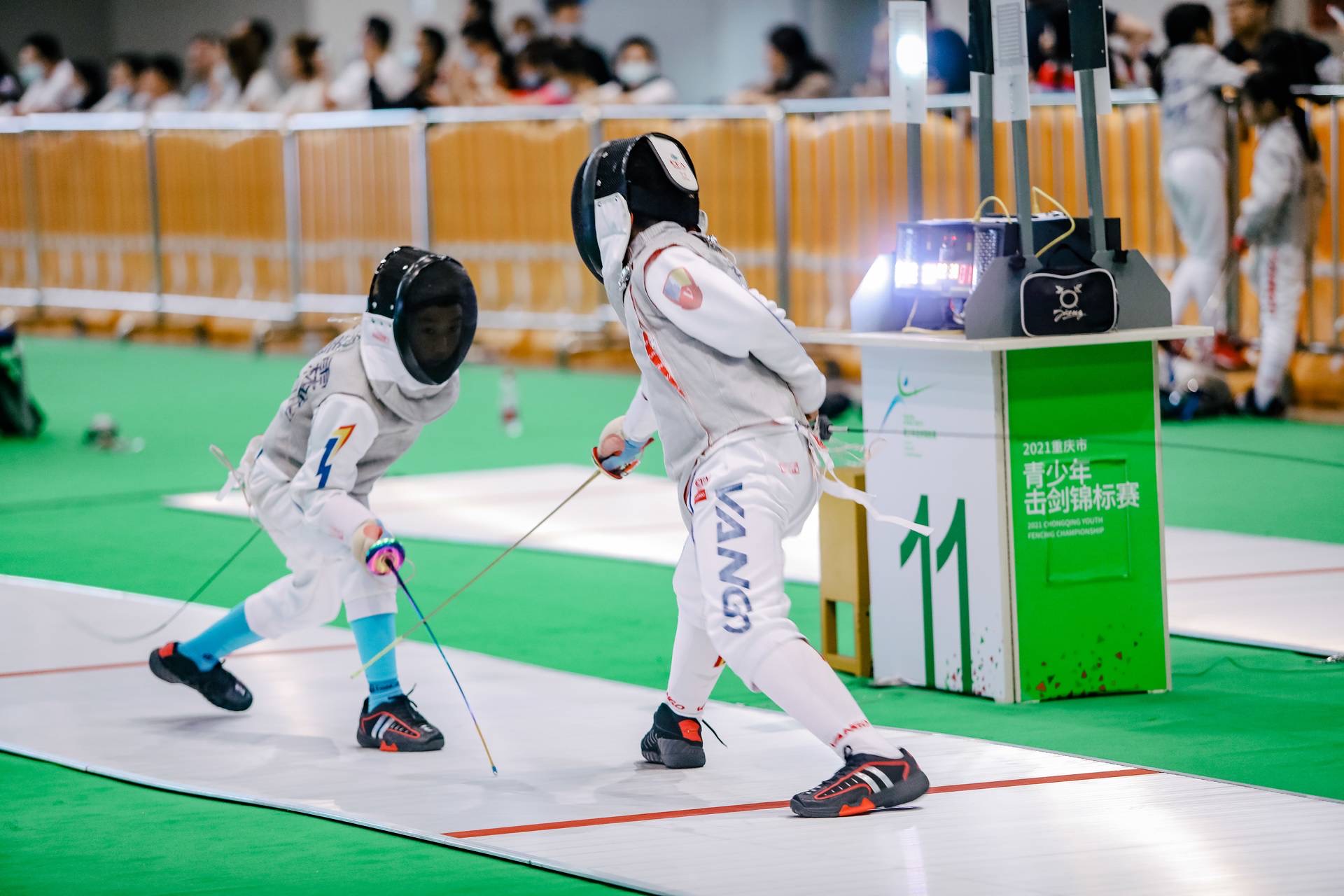 2021重庆市青少年击剑锦标赛开赛600多位少年剑客齐聚悦来