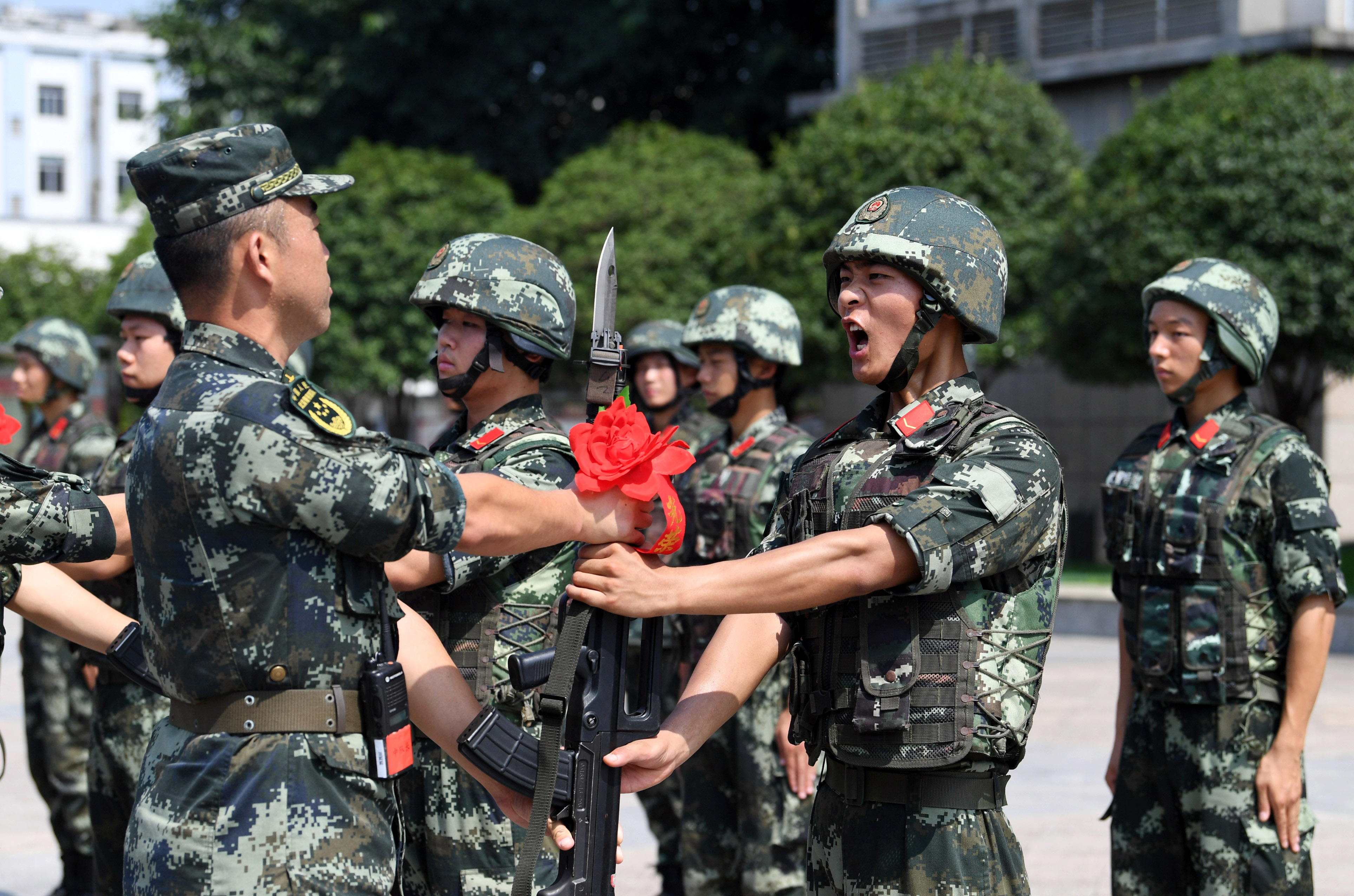 重庆警备区新兵图片