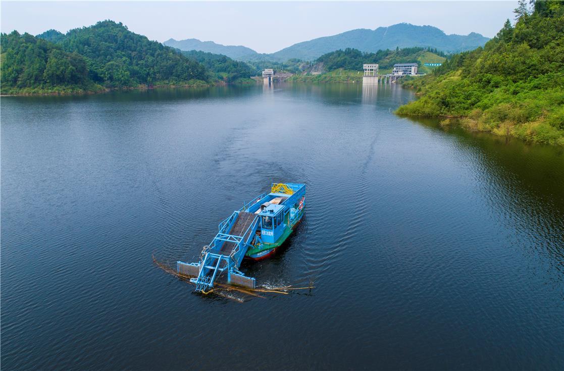 重庆巴南:观景口水库碧波荡漾美如画