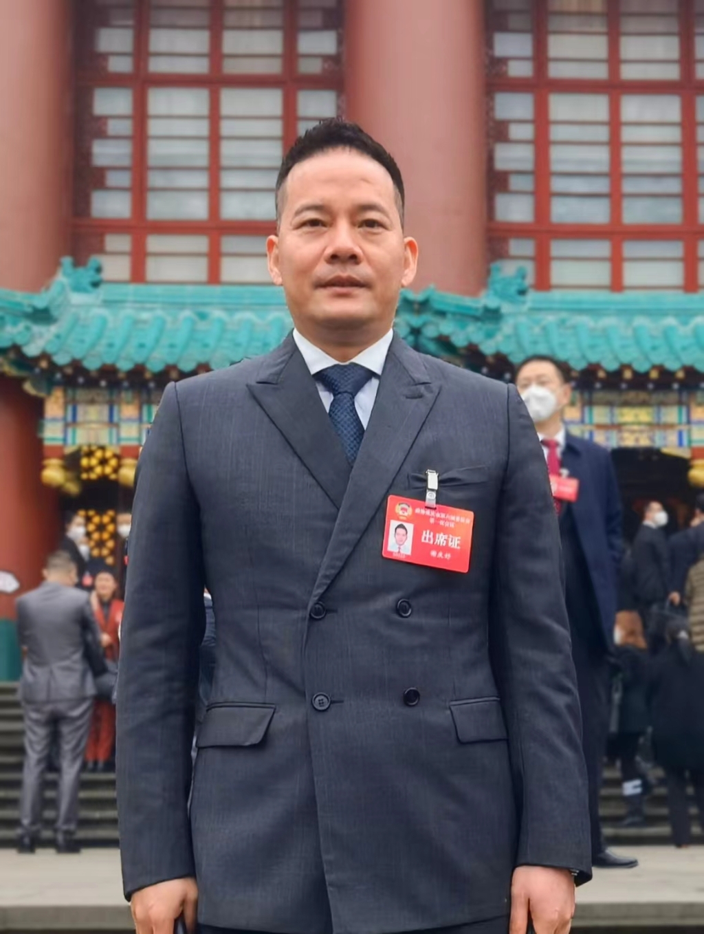重庆市政协委员谢庆好。受访者供图 重庆市政协委员谢庆好。受访者供图