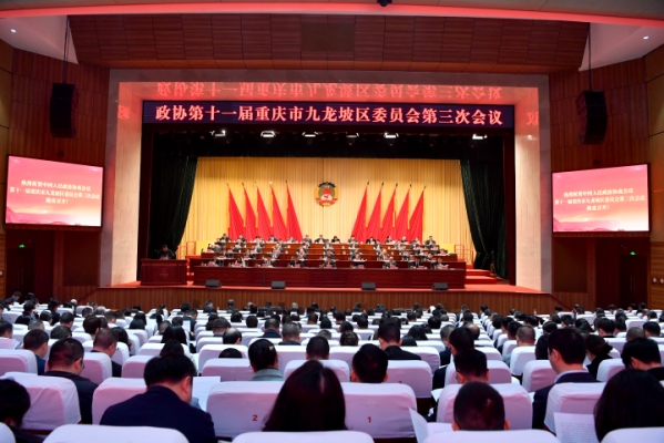 九龙坡区政协十一届三次会议开幕