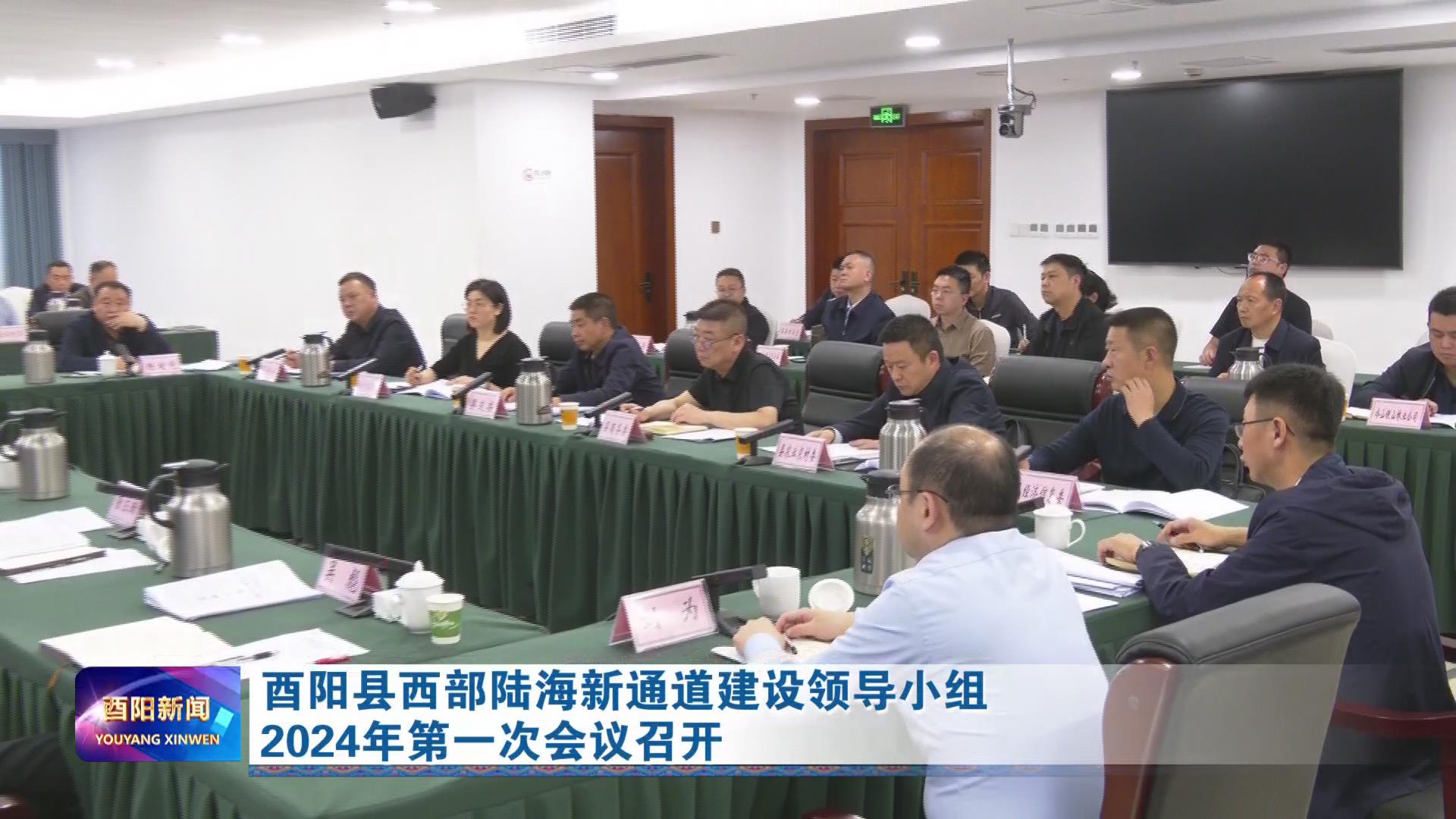 酉阳县西部陆海新通道建设领导小组2024年第一次会议召开