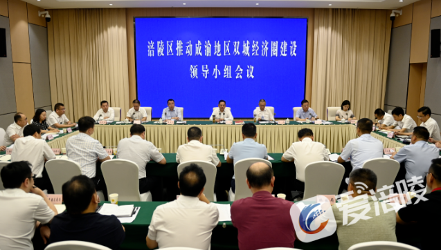 涪陵区推动成渝地区双城经济圈建设领导小组会议召开