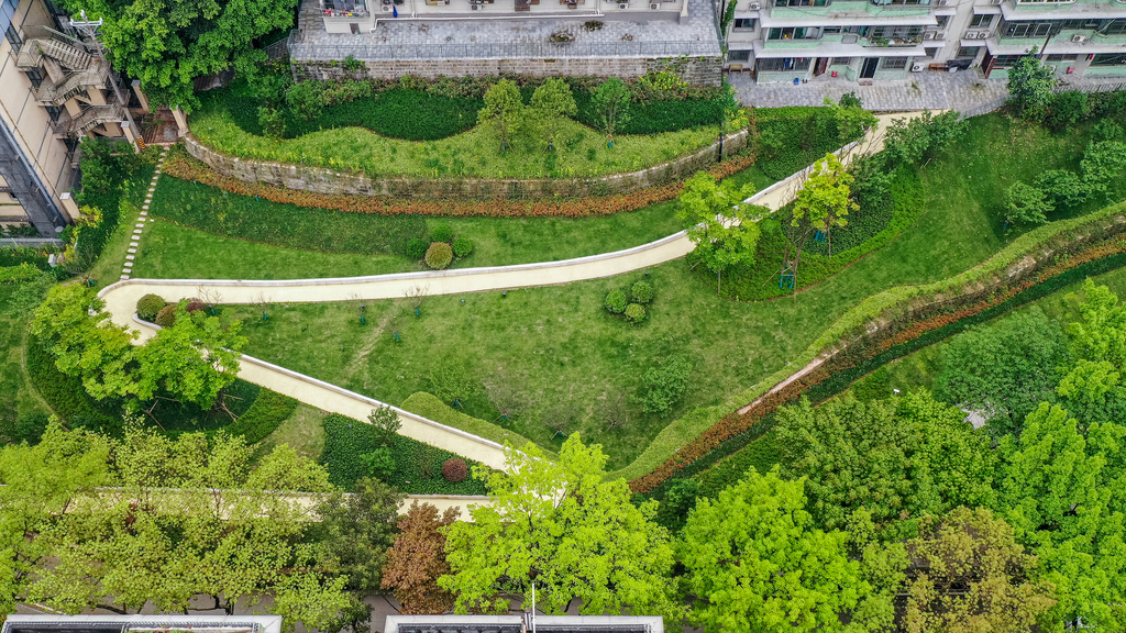 渝中区医学院路小区坡坎崖公园