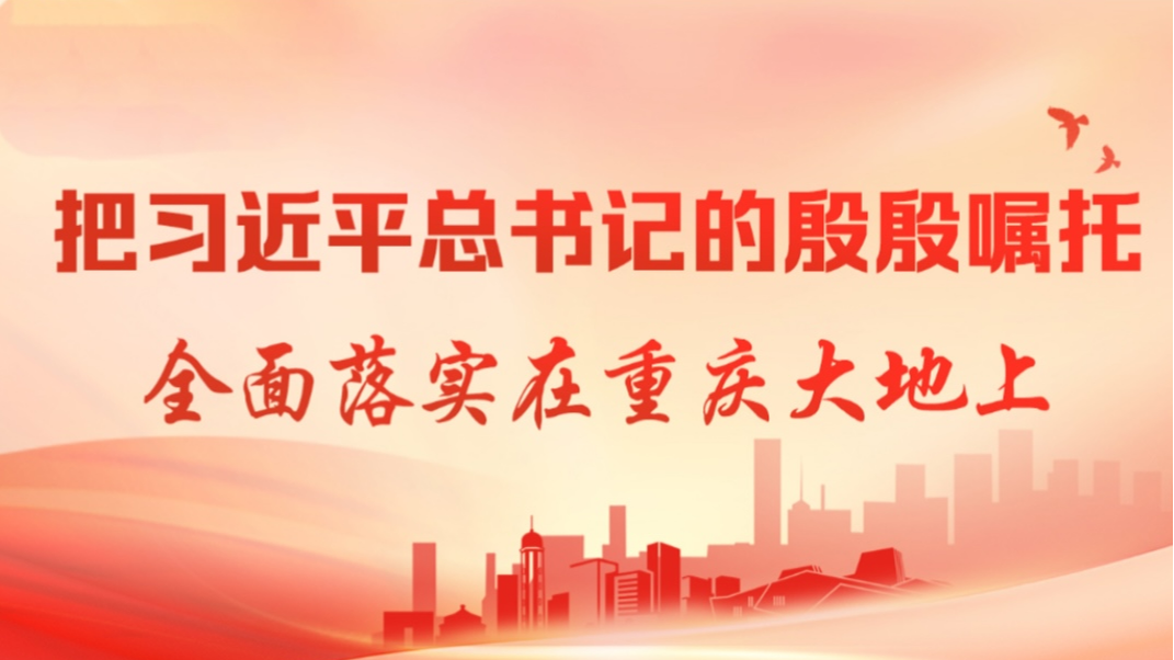 把习近平总书记的殷殷嘱托全面落实在重庆大地上