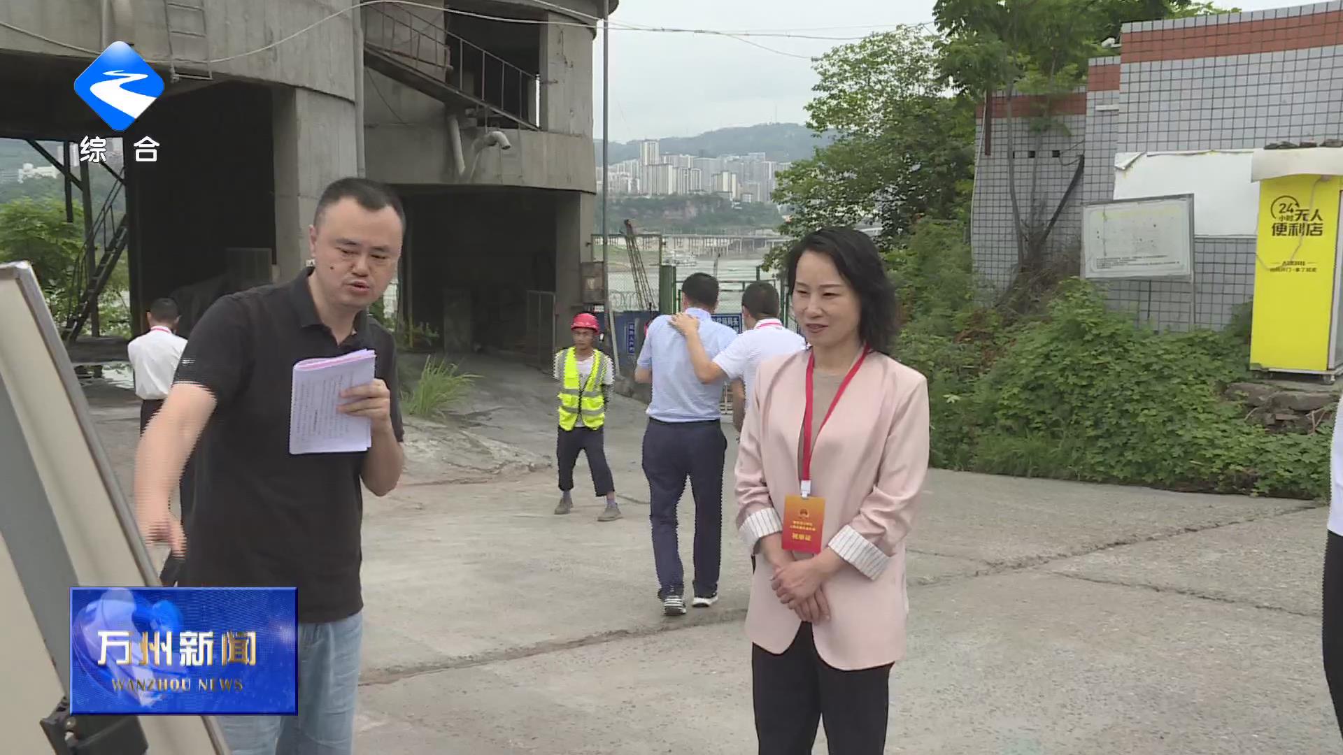 区人大常委会视察城市污水处理设施建设运行及第三轮中央环保督查反馈问题整改情况 王频参加
