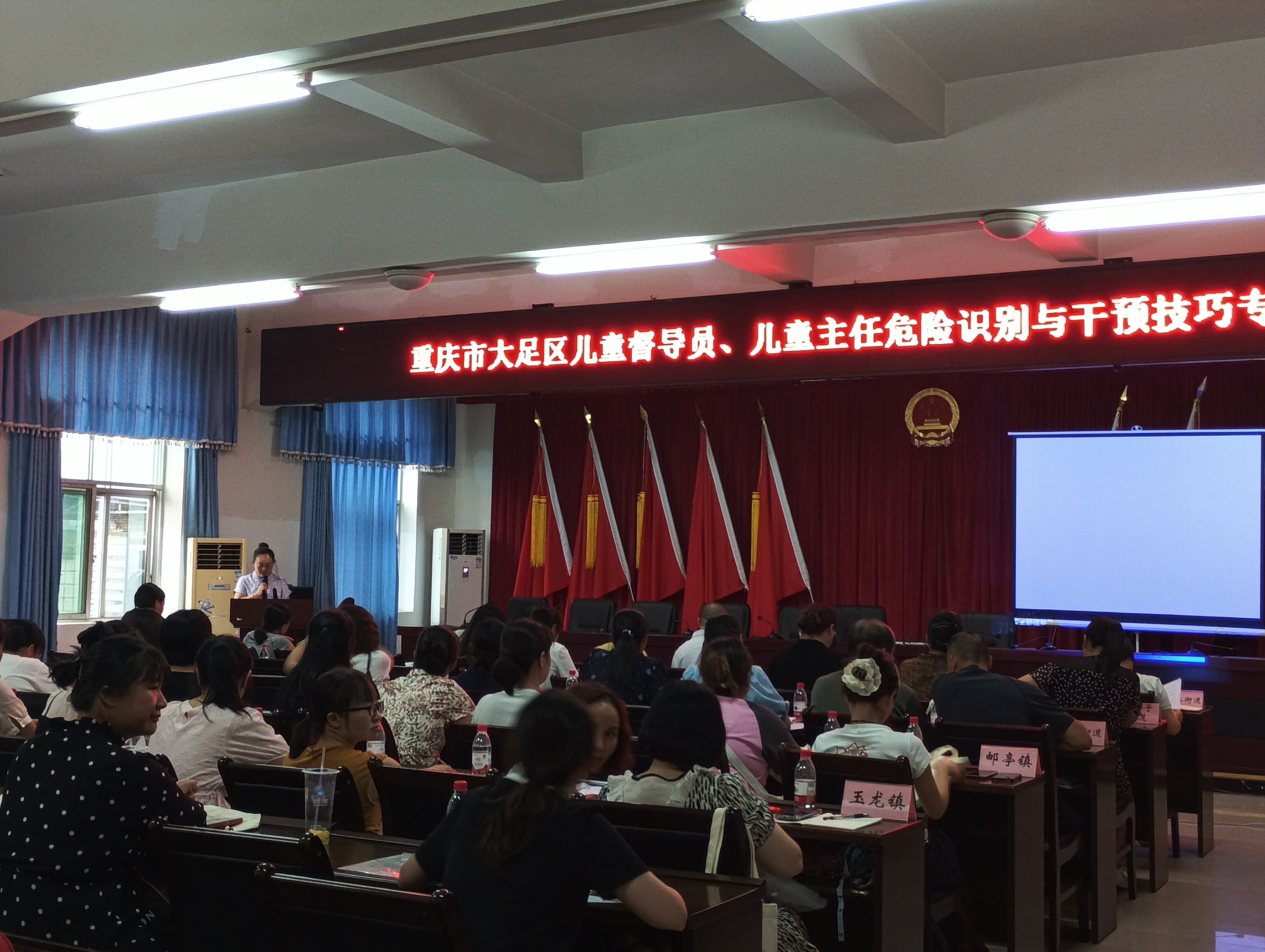 龙滩子街道龙星社区儿童主任杨凡进行经验分享.jpg