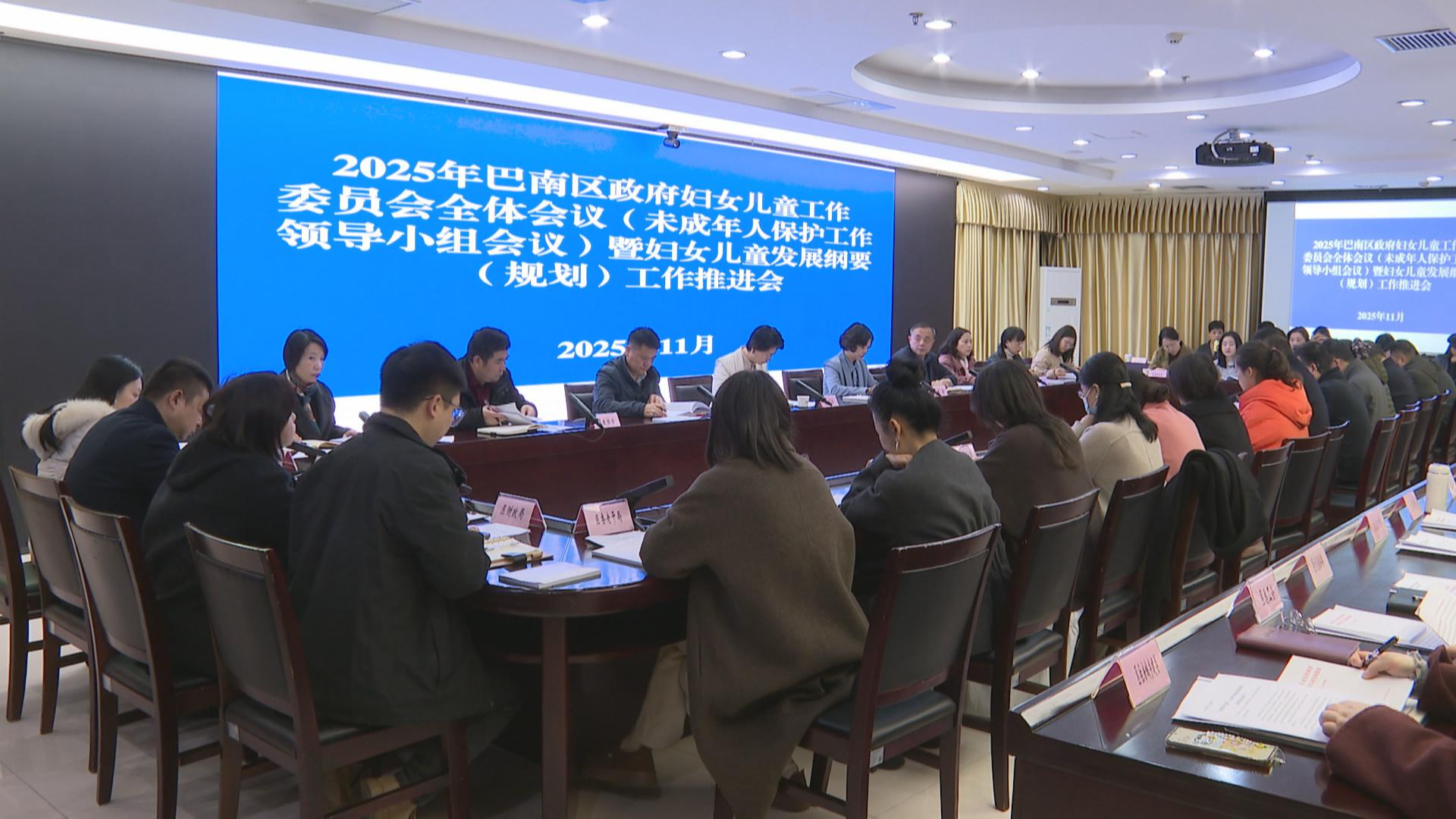 2025年巴南区妇女儿童工作委员会全体会议召开
