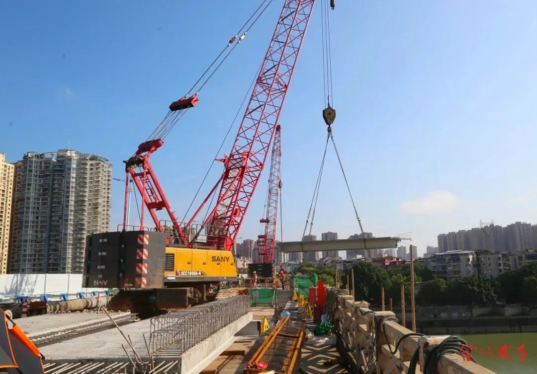 合川涪江二桥维修加固改造等民生实事“进度条”持续更新！