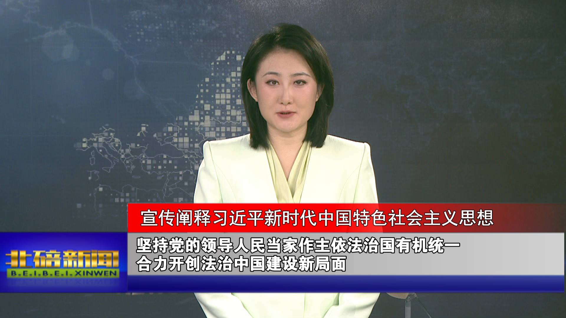 坚持党的领导人民当家作主依法治国有机统一 合力开创法治中国建设新局面