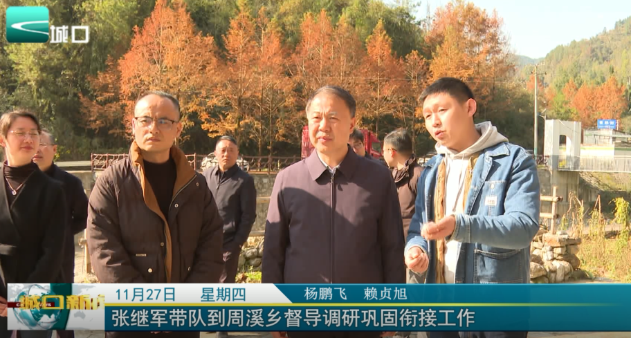  张继军带队到周溪乡督导调研巩固衔接工作