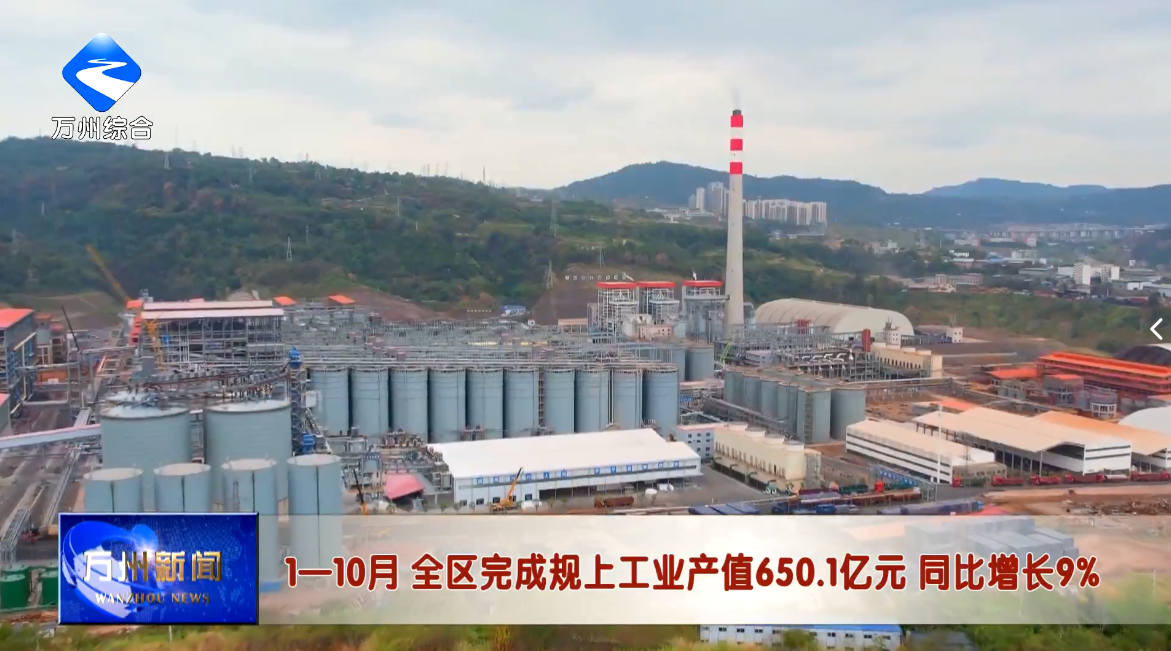 1—10月 全区完成规上工业产值650.1亿元 同比增长9%