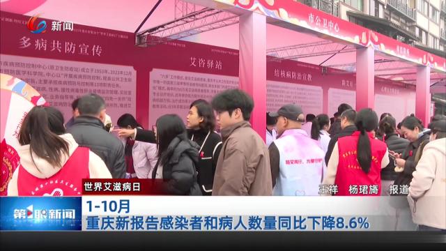 【世界艾滋病日】1-10月 重庆新报告感染者和病人数量同比下降8.6%
