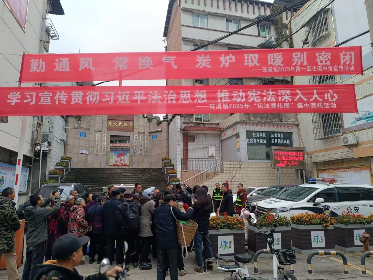 宪”在行动“法”入民心——珠溪镇开展宪法宣传周活动