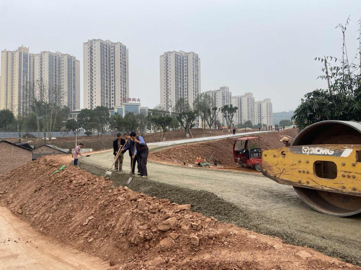 大足公路建设项目奋力挺进赋能乡村交通升级