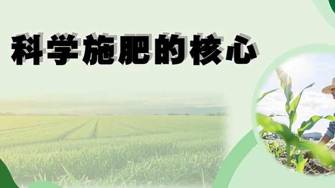 【农技短视频】科学施肥的核心
