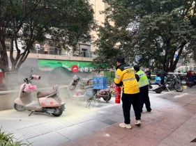 智慧防控+多方联动 杨家坪街道开展实战化消防演练