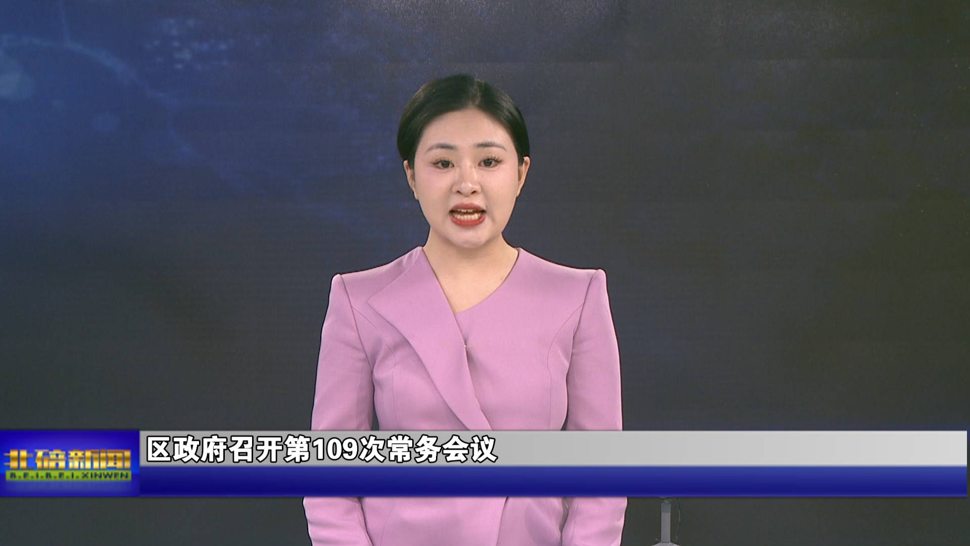 区政府召开第109次常务会议