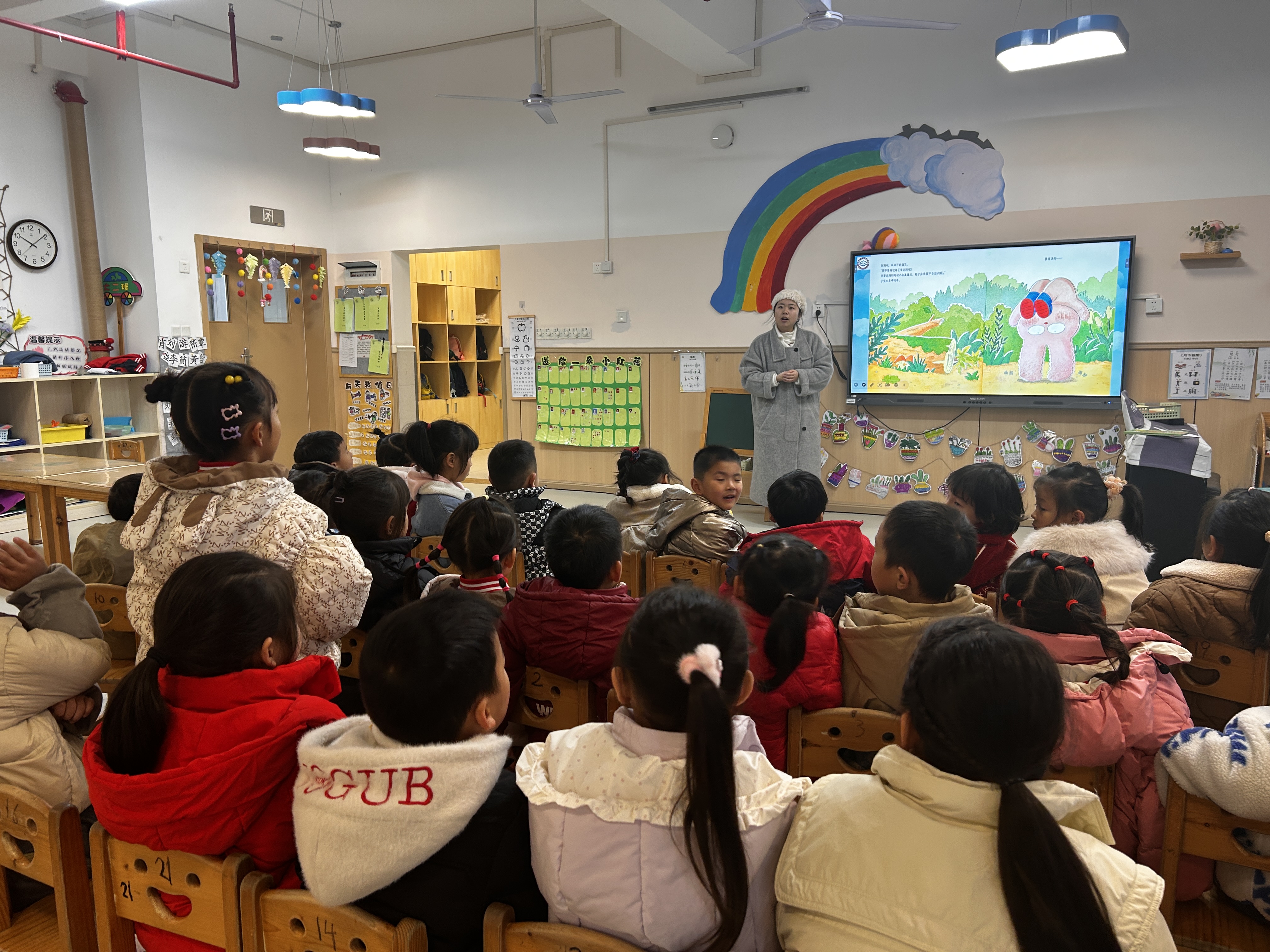 童声绘语话成长 书香伴梦启新程 大足区图书馆元旦特辑活动走进双桥实验幼儿园
