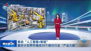 推动“人工智能+制造” 重庆计划两年建成30个细分行业“产业大脑”