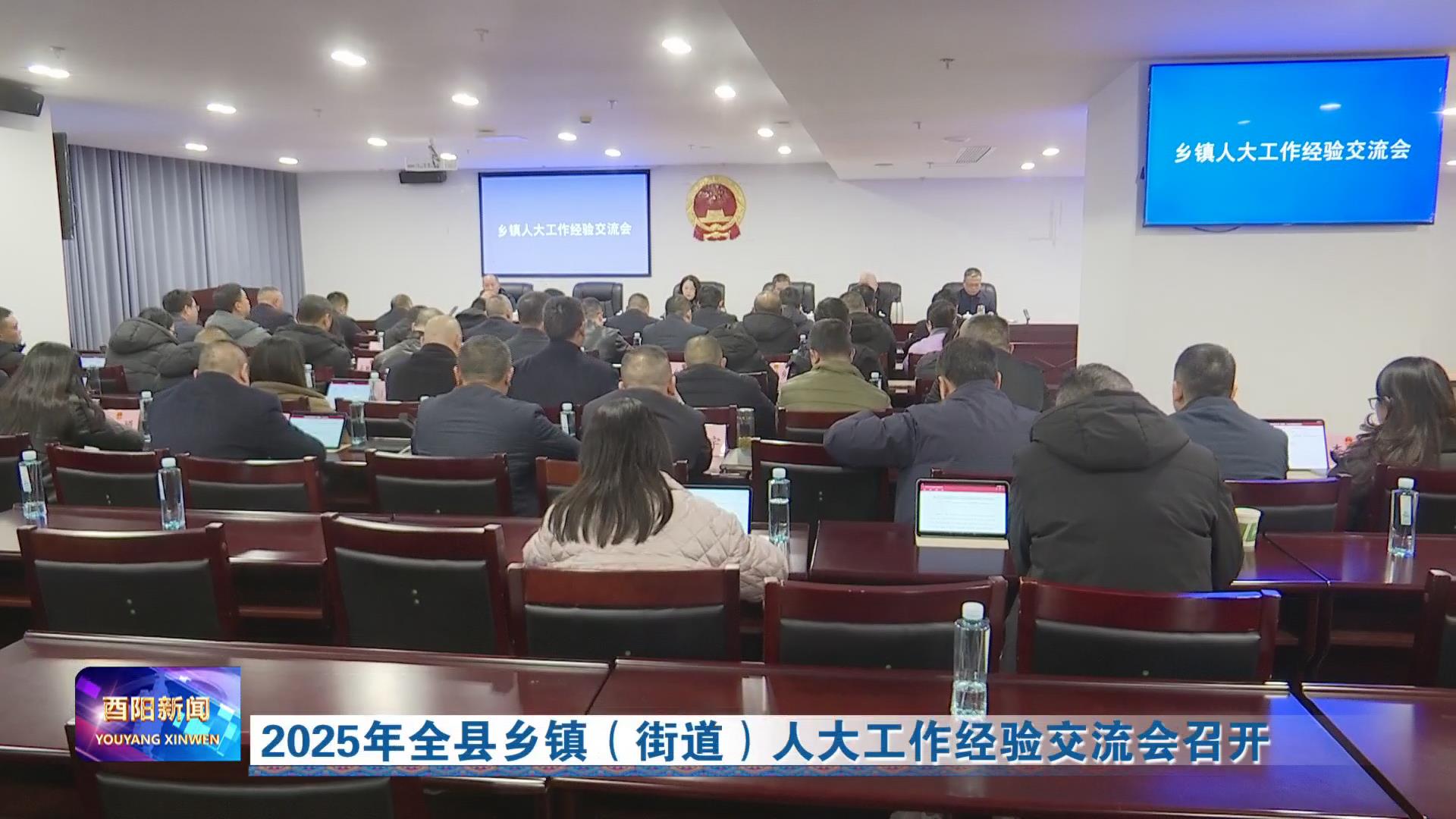 2025年全县乡镇（街道）人大工作经验交流会召开