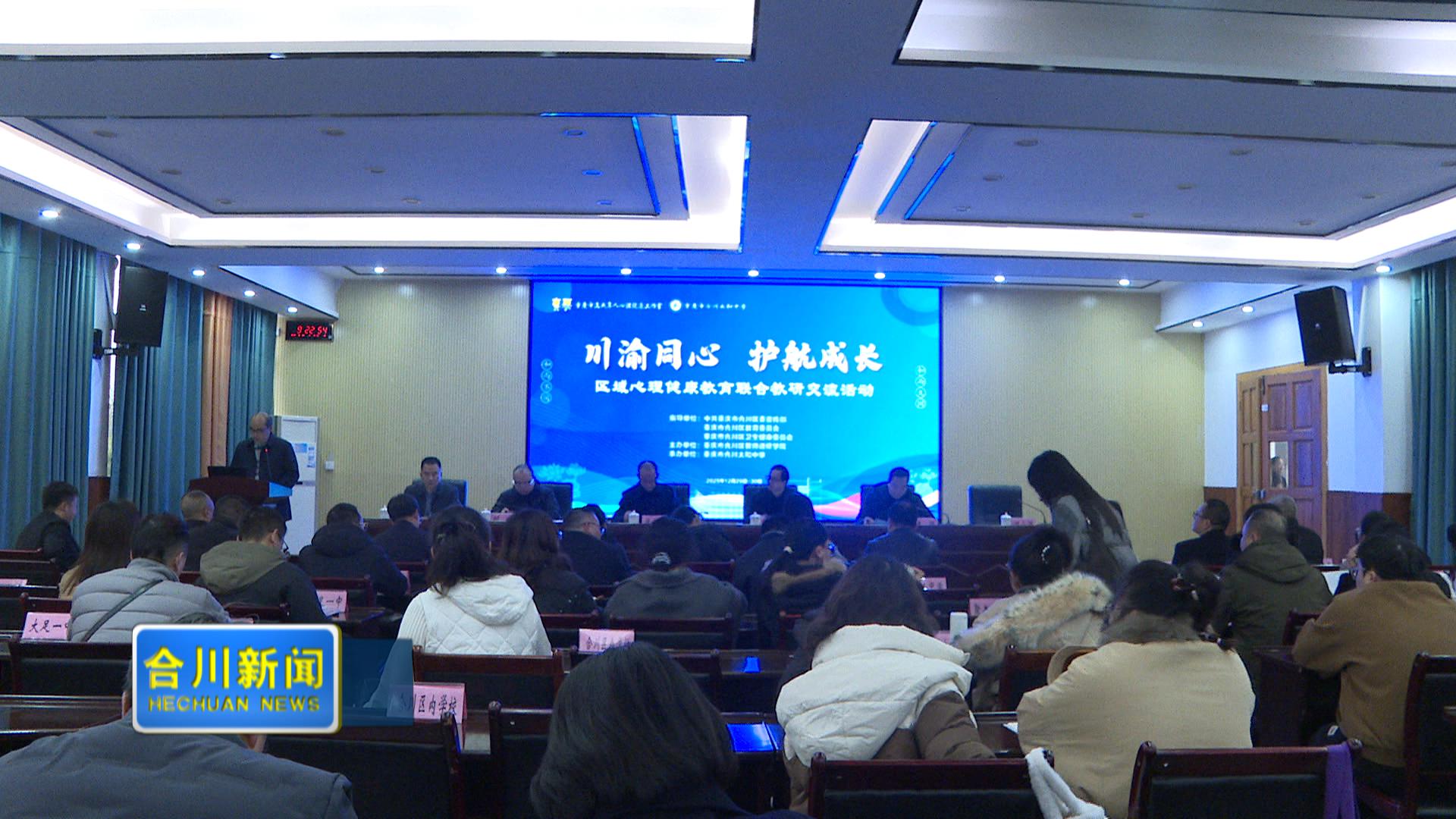 川渝同心护航成长 区域心育教研活动在合举行