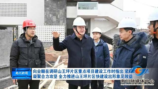 向业顺在调研山王坪片区重点项目建设工作时指出 紧盯时间节点 凝聚合力攻坚 全力推进山王坪片区快建设出形象见效益
