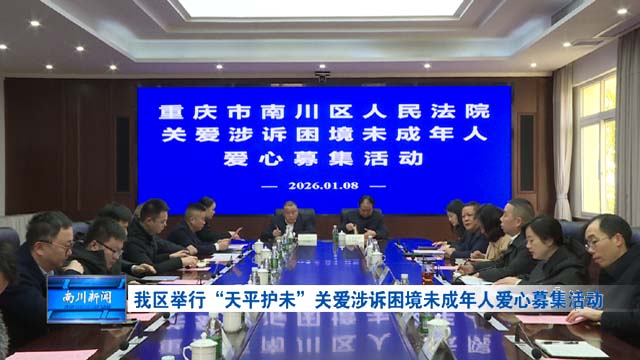 我区举行“天平护未”关爱涉诉困境未成年人 爱心募集活动