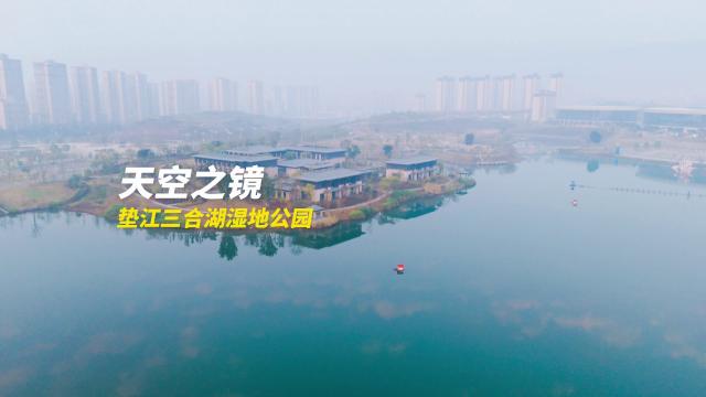 天空之镜——垫江三合湖湿地公园