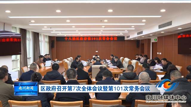 区政府召开第101次常务会议