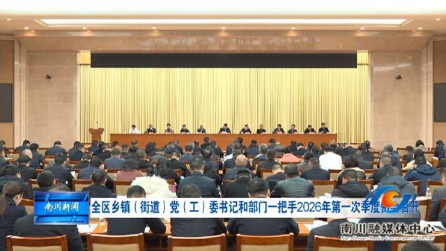 全区乡镇（街道）党（工）委书记和部门一把手2026年第一次季度例会召开