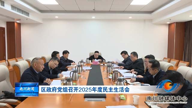 区政府党组召开2025年度民主生活会
